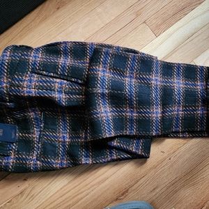 Scotch Soda mens plaid wool pants